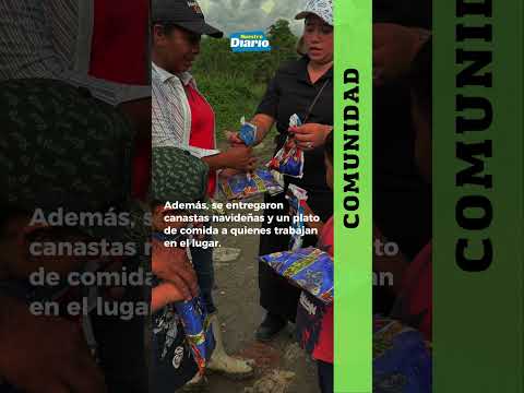 LLEVAN FELICIDAD A TRABAJADORES DEL BASURERO 🗑🎄