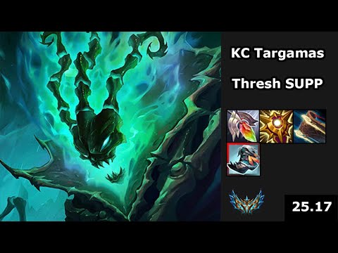 KC Targamas (Thresh) vs (Bardo) - LEC Playoff training arc - EUW Challenger - Patch 25.17