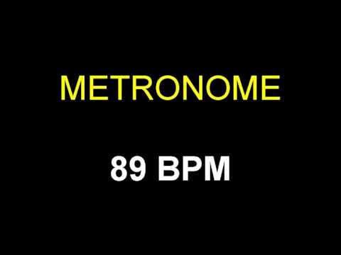 Metronome 89 BPM Beats Per Minute