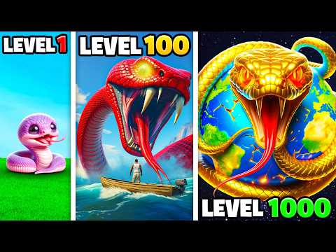 Level 1 to 1000 SNAKE in GTA 5!