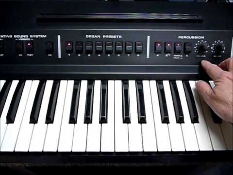 Crumar Toccata Organ demo by Synthdude