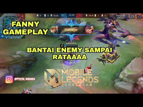 FANNY GAMEPLAY|FANNY SAVAGE|FANNY MONTAGE|SPAM ENEMY DALAM TURRET!|BANTAI ENEMY SAMPAI SAVAGE!