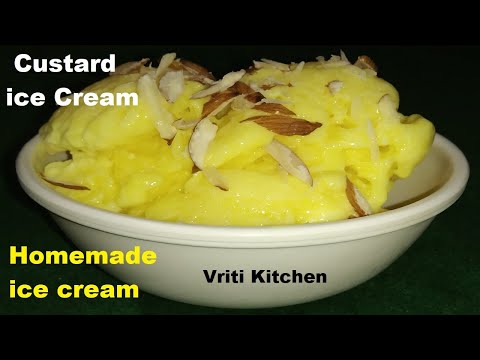 ice cream recipe | custard ice cream | custard recipe