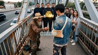 Download lagu 千億首富偽裝天橋乞丐考驗人心，窮小夥討光口袋僅剩的100塊全給了他！首富當場揭露真實身分亮出1000億家產認定他為繼承人，從此逆襲命運！ #首富竟是乞丐 mp3