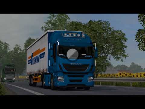 ETS2 Iveco Stralis Hi-Way 500 Tauragė - Daugavpils