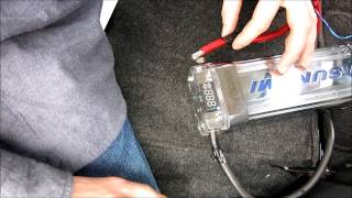 HOW TO INSTALL A CAR AUDIO CAP OR CAPACITOR