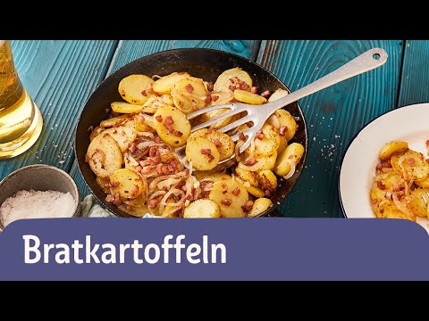Knusprige Bratkartoffeln – Rezept mit rohen Kartoffeln, Zwiebeln & Speck 🥔🧅 | REWE Deine Küche