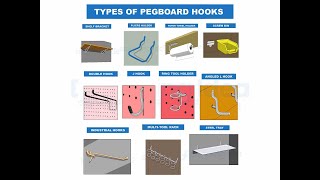 11 Popular Types of Pegboard Hooks for the Home Workshop Or Garage