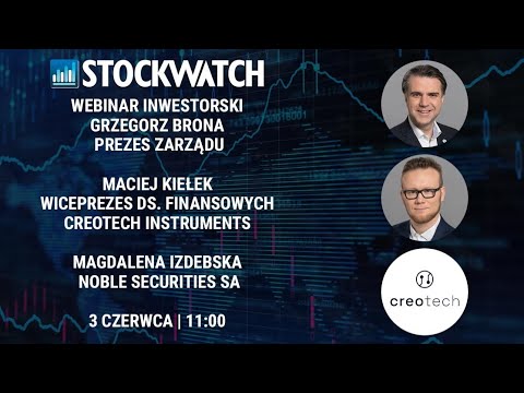 Prezentacja inwestorska Creotech Instruments SA (3 czerwca o 11:00)