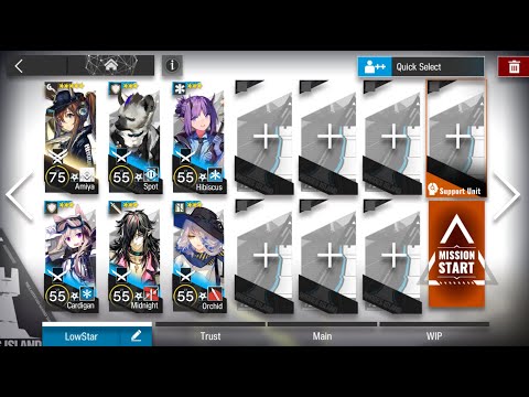 [Arknights] 7-18 Challenge Mode Low Rarity + Amiya Clear