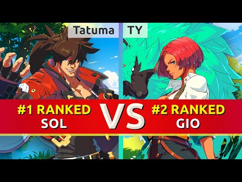 GGST ▰ Tatuma (#1 Ranked Sol) vs TY (#2 Ranked Giovanna). High Level Gameplay
