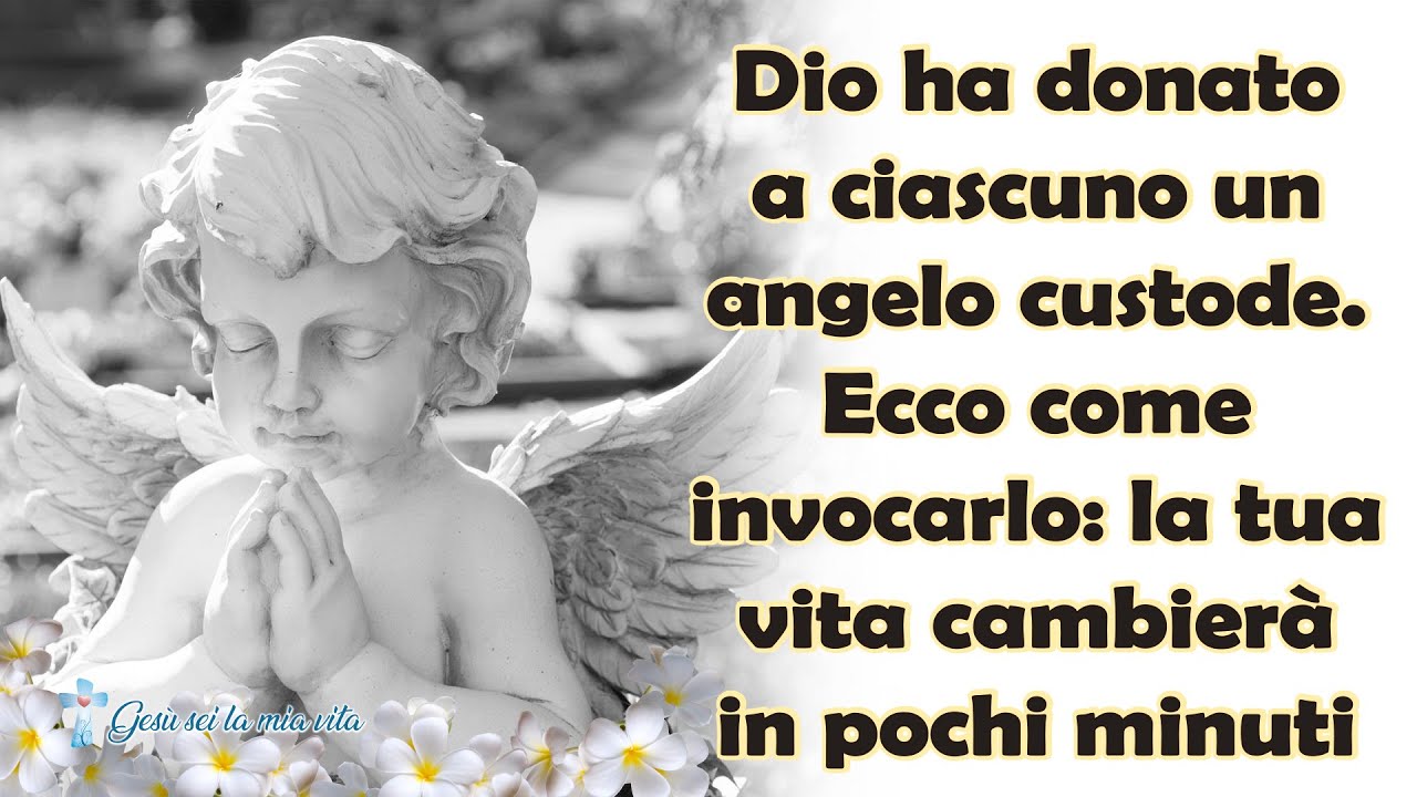 Dio ha donato a ciascuno un angelo custode. Ecco come invocarlo:la tua vita cambierà in pochi minuti