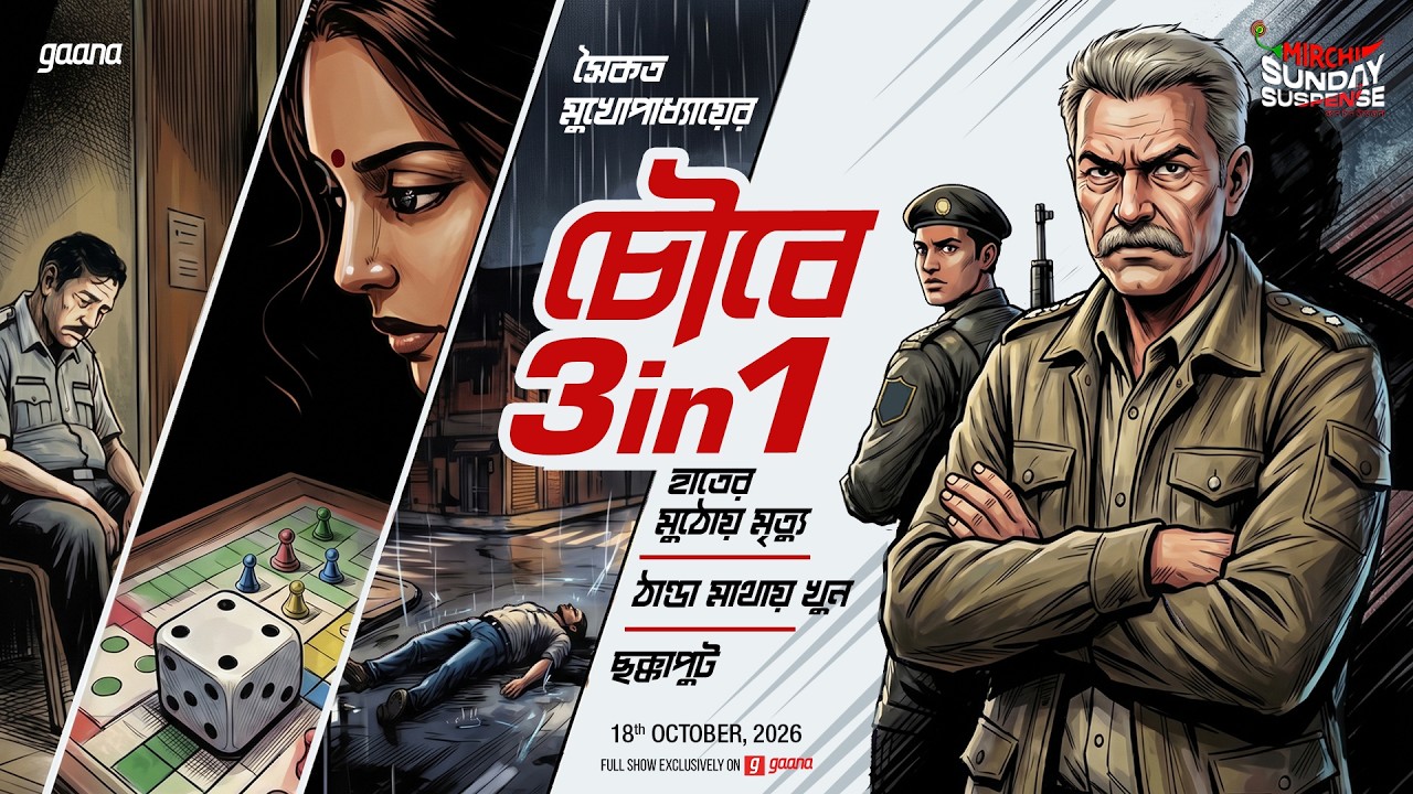 Sunday Suspense | Choubey 3 in 1| চৌবে Series | Saikat Mukhopadhyay | Mirchi Bangla