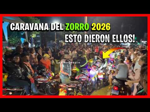 LES DIERON UNA MOTO en la CARAVANA DEL ZORRO SANTA LUCIA COTZUMALGUAPA 2026 Edición 65