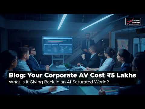 Your Corporate AV Cost ₹5 Lakhs. What Is It Giving Back in an AI-Saturated World?