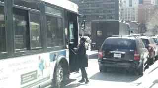 Triple Play of Orion VII OG CNG B61 Buses in Downtown Brooklyn