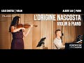 L'Origine Nascosta by Ludovico Einaudi | Violin & Piano - Live Recording in Studio