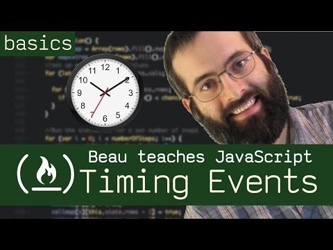 setInterval and setTimeout timing events Beau teaches JavaScript