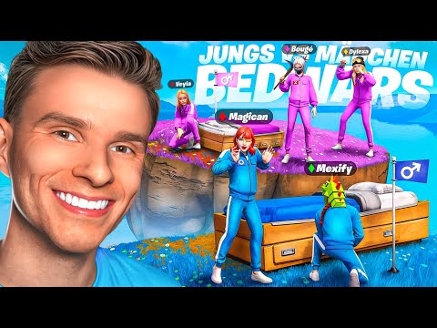 JUNGS VS MÄDCHEN IN FORTNITE BEDWARS