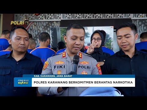 POLRES KARAWANG UNGKAP 26 KASUS NARKOTIKA, 31 PENGEDAR DIAMANKAN