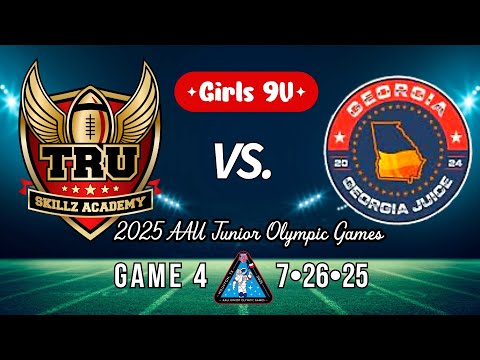 TRU SKILLZ ACADEMY • GIRLS 9U • AAU Junior Olympics • GAME 4 vs. GA Juice/Playmakers • July 26, 2025