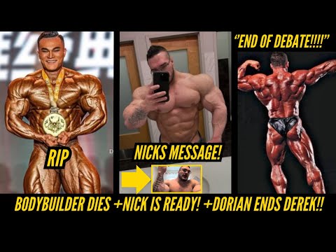 Bodybuilder Dies + Dorian Yates ENDS Derek Lunsford!!! + Nick Walker UPDATE