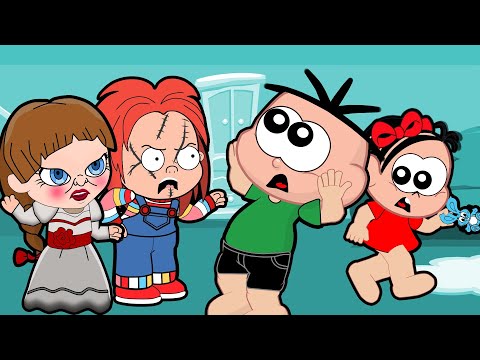 Cebolinha e Mônica em Annabelle e Chucky os Bonecos Malvados - Desenho Animado