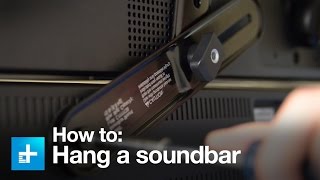 mount soundbar without drilling