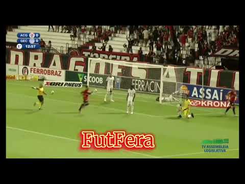 GOL do Luiz Fernando Atlético-GO 1x0 Goiatuba