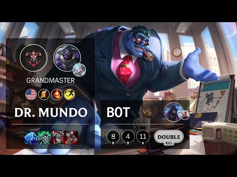 Dr. Mundo Bot vs Aphelios - NA Grandmaster Patch 11.24b