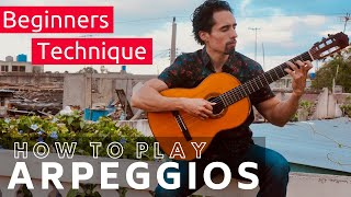 Download lagu How to Play Arpeggios for Guitar | Classical & Flamenco Guitar Lesson mp3