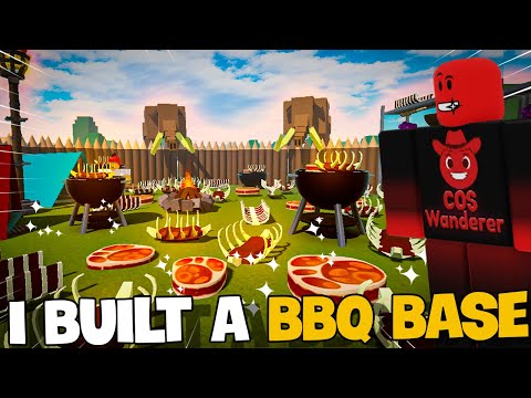 I Built a BBQ Base in 99 Nights in a Forest