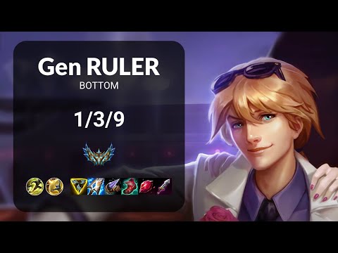 Gen Ruler Ezreal vs Sivir BOTTOM - KR CHALLENGER Patch 15.8