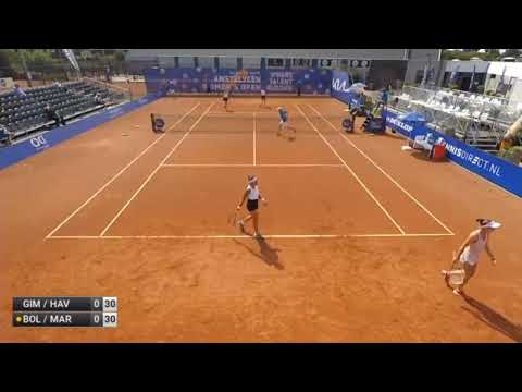 Jasmijn Gimbrere/Isabelle Haverlag v Aliona Bolsova/Guiomar Maristany Zuleta de Reales -  AMSTELVEEN