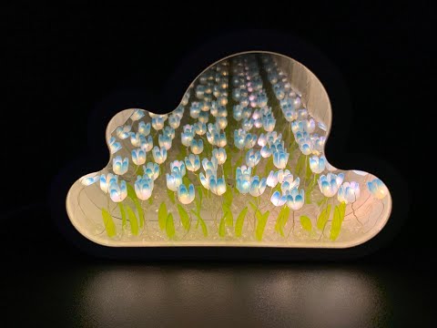 Tutorial DIY Tulip Mirror Lamp