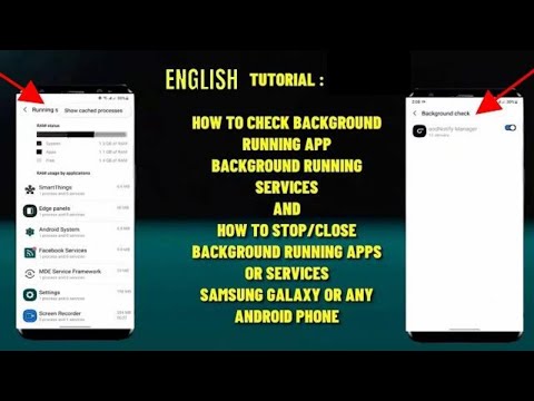 How To Stop Apps Running In Background Android/Samsung || Check Apps Services Running In Background