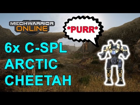 Arctic Cheetah 6xC-SPL Light Mech Action  - MechWarrior Online - TTB