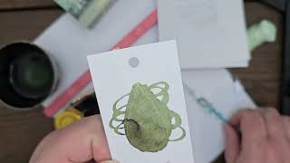 Moss Park Green Ink Review Ferris Wheel Press Fountain Pen Ink