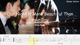 Download lagu [My Demon OST 1] NewJeans -  Our Night is More Beautiful Than Your Day Fingerstyle Guitar   TABS mp3