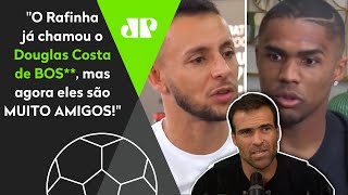 Sem treta no Grêmio: Rafinha já xingou Douglas Costa em áudio, mas agora eles são amigos