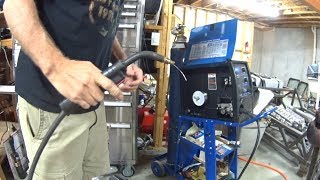 Welding Aluminum without a MIG spool gun for the first time