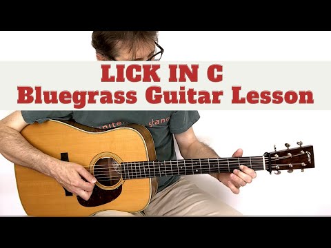 Bluegrass Lick in C - Guitar Lesson