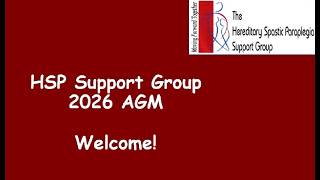 UK HSP Support Group 2026 AGM