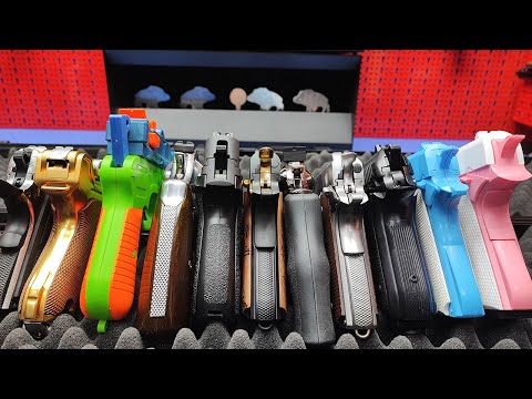 Gun Toys & Airsoft Gun 🔫! Reloading 11 Airsoft Military Guns - Box Of Toys