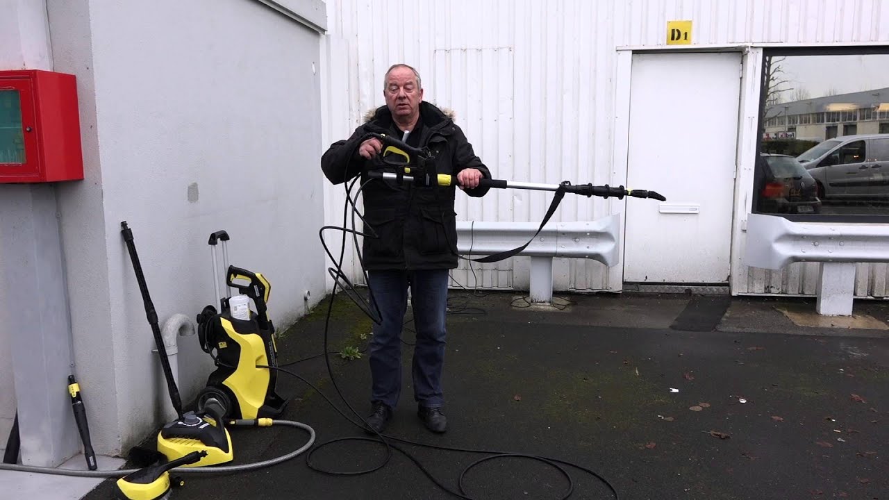 KÄRCHER FRANCE : Comment utiliser la lance télescopique aluminium du Nettoyeur HP Full Control K7 