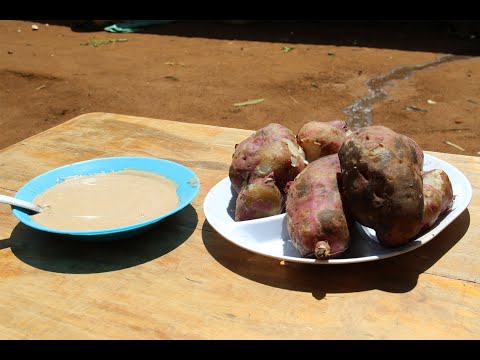 African Kenyan Traditional way of cooking Peanut Sauce //"Ogira" Luo recipe