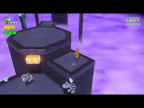 Super Mario 3D World (Switch) 8-4 100% Speedrun - Time: 50 (WR)