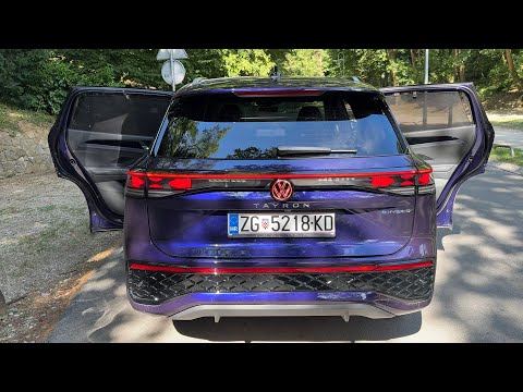 VOLKSWAGEN TAYRON 2025 - PRACTICALITY, sliding rear bench, TRUNK SPACE & AC controls