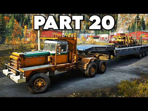 SNOWRUNNER Gameplay Walkthrough Part 20 - Heavy Delivery