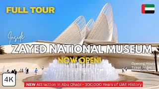 Inside Zayed National Museum Abu Dhabi! (NEW) SPECTACULAR Cultural, Heritage Experience & More! 4K